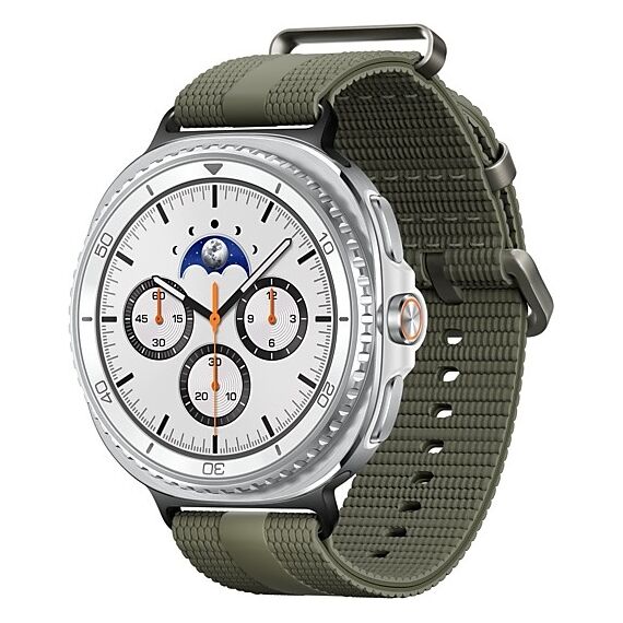 Galaxy Watch8 Classic | 46 мм | 4G LTE | White | Athleisure/Green | S/M, Размер: 46 мм, Цвет: White, Тип ремешка: Athleisure, Цвет ремешка: Green, Размер ремешка: S/M, Подключение часов: Bluetooth / Wi-Fi + 4G LTE